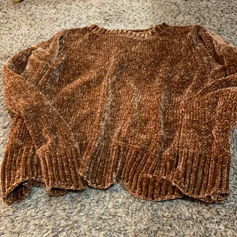 Chenille sweater-